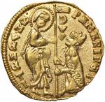 Italian mints. VENEZIA Pasquale Malipiero (1457-1462) Ducato - Pa. 421 AU (g 3 48) R