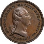Circa 1878 Boston Masonic Temple medal by Joseph Merriam and W.N. Weeden. Musante GW-955, Baker-294A