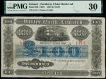 x Ulster Bank Limited, Northern Ireland, £100, Belfast, 1 March 1941, serial number 1416, black on b