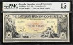 CANADA. Canadian Bank of Commerce. 20 Dollars, 1917. CH#751-604-20a. PMG Choice Fine 15.