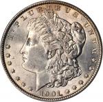 1901 Morgan Silver Dollar. MS-62 (ANACS). OH.