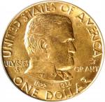 1922 Grant Memorial Gold Dollar. Star. MS-64 (PCGS). CAC. OGH.