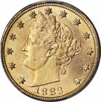 1883 Liberty Head Nickel. No CENTS. MS-67 (PCGS).