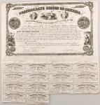 Confederate Bond. Ball 22. Cr. 12. Act of May 16th, 1861. $500.