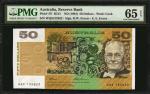 AUSTRALIA. Reserve Bank of Australia. 50 Dollars, ND (1994). P-47i. PMG Gem Uncirculated 65 EPQ.