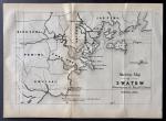 1875年广东汕头一带简略地图一枚，作为当年美国到华大使之伴随资料之一，尺寸为31.5x22.5cm。
