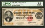 Fr. 1215. 1922 $100 Gold Certificate. PMG Choice Very Fine 35.