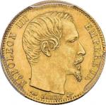 France. 1854. Gold. PCGS MS64. UNC. 5Franc. Napoleon III Bare Head Gold 5 Francs