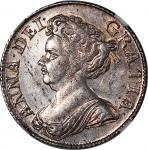 1711年英国1先令银币，NGC MS62