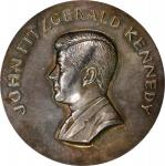 1961 John F. Kennedy Inaugural Medal. Obverse Shell. By Paul Manship. As Dusterberg-OIM 15S70 and Ma