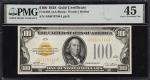 Fr. 2405. 1928 $100 Gold Certificate. PMG Choice Extremely Fine 45.