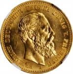 GERMANY. Prussia. 10 Mark, 1888-A. Berlin Mint. Friedrich III. NGC MS-64.