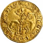 FRANCE. Aquitaine. Cavalier dOr, ND. Charles (1468-74). PCGS AU-55 Gold Shield.