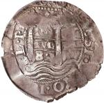 BOLIVIA. Cob 8 Reales, 1682-P V. Potosi Mint. Charles II. PCGS EF-45.
