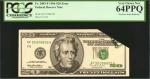 Fr. 2083-F. 1996 $20  Federal Reserve Note. Atlanta. PCGS Currency Very Choice New 64 PPQ. Pre-Face 
