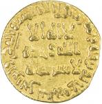 ABBASID: al-Mansur, 754-775, AV dinar (4.17g), NM, AH141, A-212, VF to EF.