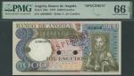 Banco de Angola, specimen 1000 Escudos, 10th June 1973, serial number AB00000, (Pick 108s, BNB 432),