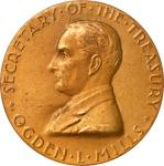 1933 United States Assay Commission Medal. By John R. Sinnock and Adam Pietz. JK AC-78. Rarity-4. Br
