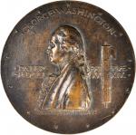 1889 Inaugural Centennial Medal. Cast Bronze. 112.0 mm. By Augustus Saint-Gaudens. Musante GW-1135, 