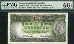 Commonwealth of Australia, £1, ND (1953-60), prefix HE/33, and Reserve Bank of Australia, £1, ND (19
