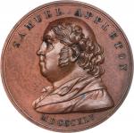 1845 Massachusetts Horticultural Society Award Medal. Harkness Ma-130, Julian AM-43. Bronze. MS-63 B