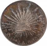 MEXICO. 8 Reales, 1896-Mo AB. Mexico City Mint. PCGS MS-62+.