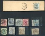 Hong Kong Collections and Ranges A small miscellany of items with some Q.V. postmarks including Trea