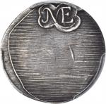 Undated (1850s) NE Sixpence. Wyatt Copy. Noe-NB, Kenney-2, W-14010. Silver. AU-55 (PCGS).