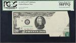 Fr. 2072-L. 1977 $20 Federal Reserve Note. San Francisco. PCGS Currency Choice About New 58 PPQ. Pre