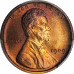 1909 Lincoln Cent. Proof-67 RB (PCGS). CAC.