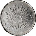 MEXICO. 8 Reales, 1897-Zs FZ. Zacatecas Mint. NGC MS-61.