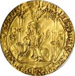 BELGIUM. Flanders. Lion dOr, ND (1419-67). Bruges Mint. Phillippe le Bon. PCGS Genuine--Cleaned, AU 