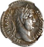 HADRIAN, A.D. 117-138. AR Denarius (3.33 gms), Rome Mint, ca. A.D. 130-133. NGC VF, Strike: 4/5 Surf