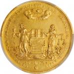 GERMANY. Hamburg. Bank Portugaloser of 10 Ducats, 1695. PCGS AU-55 Gold Shield.