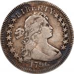 1796 Draped Bust Quarter. B-2. Rarity-3. VF Details--Repaired (PCGS).