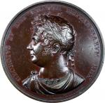 1821 George IV Coronation Medal. Bronzed Copper. By Rundell Bridge & Rundell. Jamieson-27, Eimer-114