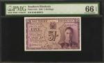 SOUTHERN RHODESIA. Southern Rhodesia Currency Board. 5 Shillings, 1948. P-8Ab. PMG Gem Uncirculated 