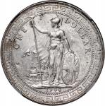 1908-B英国贸易银元，NGC AU58，#4445833-063