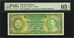 BRITISH HONDURAS. Government of British Honduras. 1 Dollar, 1970-73. P-28c. PMG Gem Uncirculated 65 