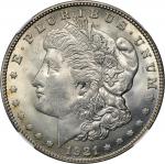 1921-S Morgan Silver Dollar. MS-64 (NGC).