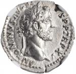 ANTONINUS PIUS, A.D. 138-161. AR Denarius, Rome Mint, A.D. 152-153. NGC MS.